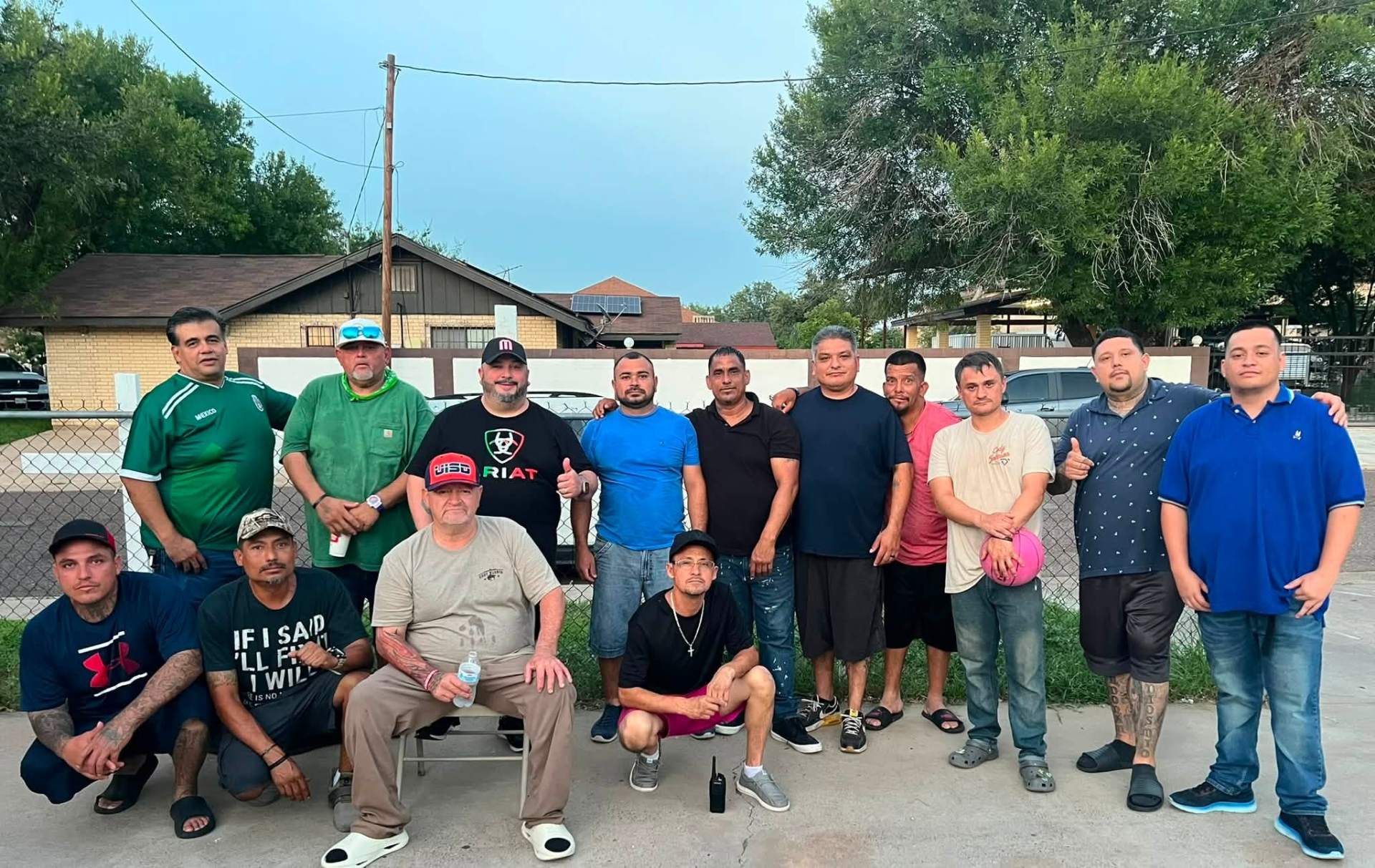 Grace Center brotherhood group portrait